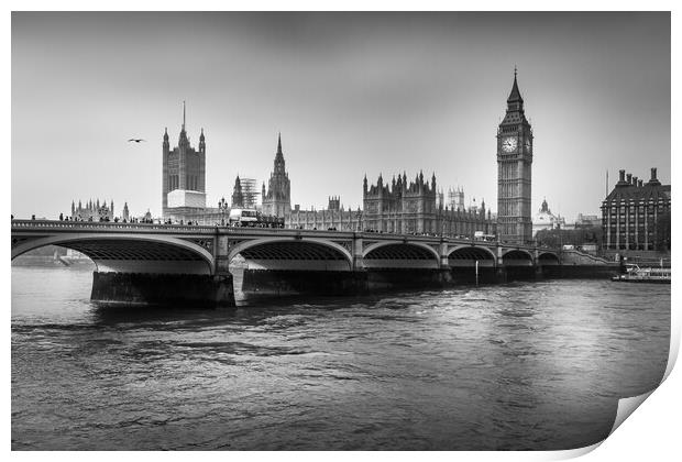 Westminster bridge Print by chris smith