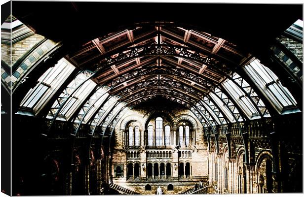Natural History Museum HDR Canvas Print by paul forgette