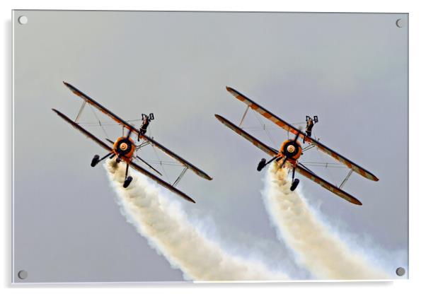 Wing Walkers Acrylic by Michael Smith