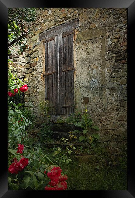 A Hidden Corner, France Framed Print by Jacqi Elmslie