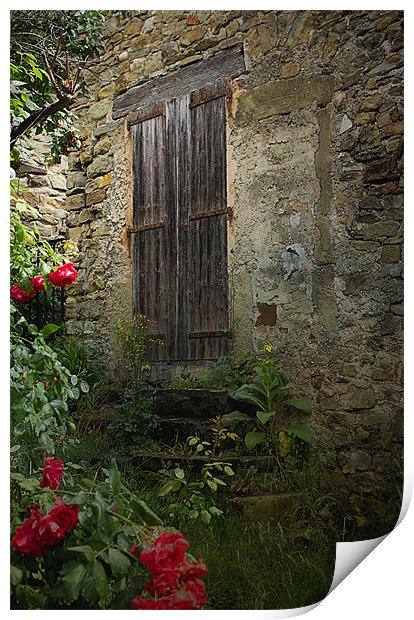 A Hidden Corner, France Print by Jacqi Elmslie