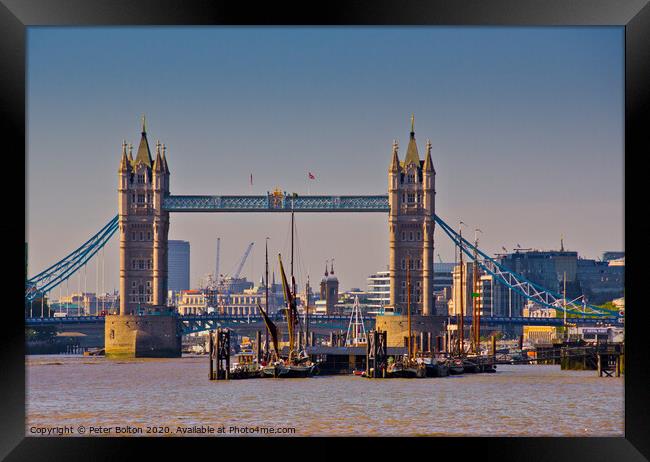 Tower Bridge, London, UK. Framed Print by Peter Bolton