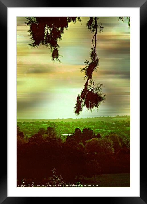 Ashton Court Estate Framed Mounted Print by Heather Goodwin