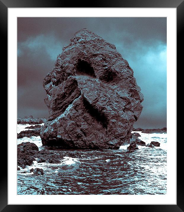 The Rock Face. Framed Mounted Print by Ray Hammond