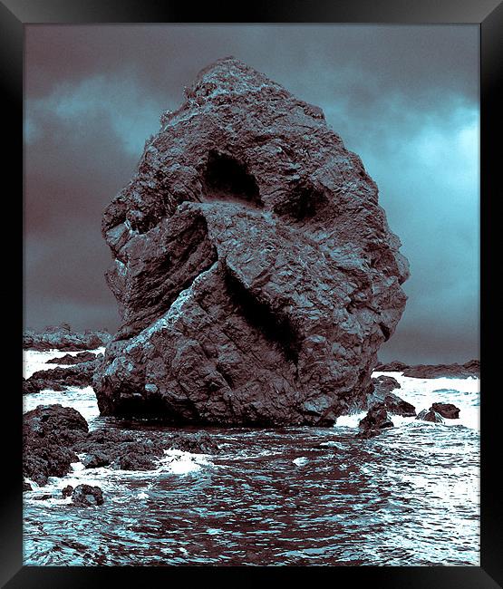 The Rock Face. Framed Print by Ray Hammond