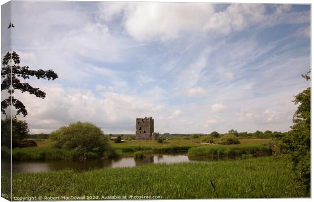 Threave Castle in Dumfries and Galloway Canvas Print by Robert MacDowall