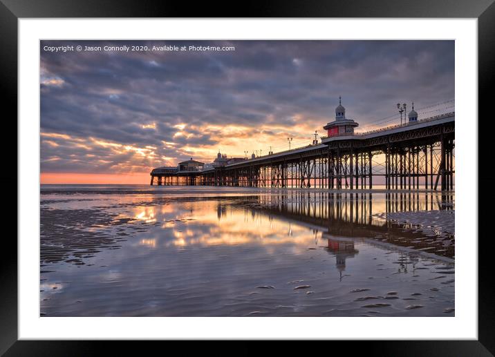 Blackpool North Pier. Framed Mounted Print by Jason Connolly