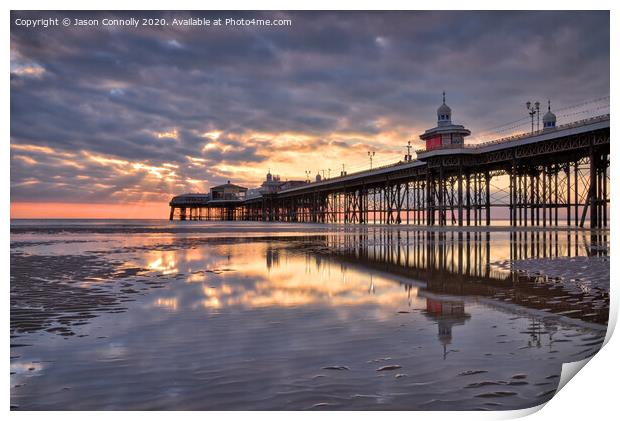 Blackpool North Pier. Print by Jason Connolly
