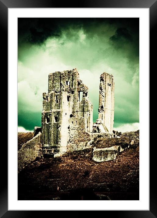 emerald castle Framed Mounted Print by paul forgette