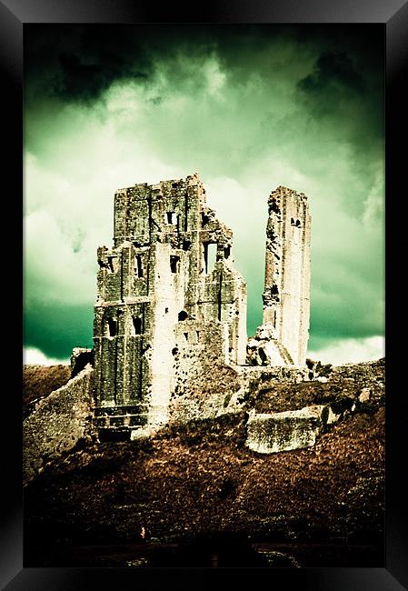 emerald castle Framed Print by paul forgette