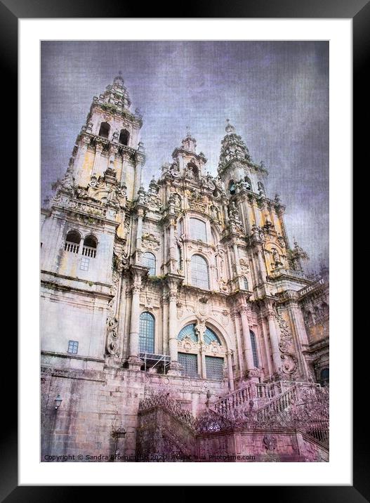 Santiago de Compostela Framed Mounted Print by Sandra Broenimann