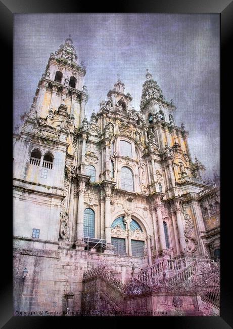 Santiago de Compostela Framed Print by Sandra Broenimann