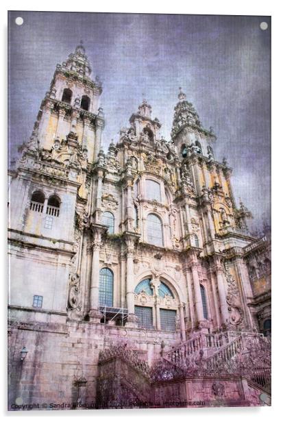 Santiago de Compostela Acrylic by Sandra Broenimann