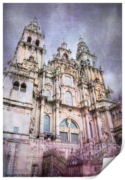 Santiago de Compostela Print by Sandra Broenimann