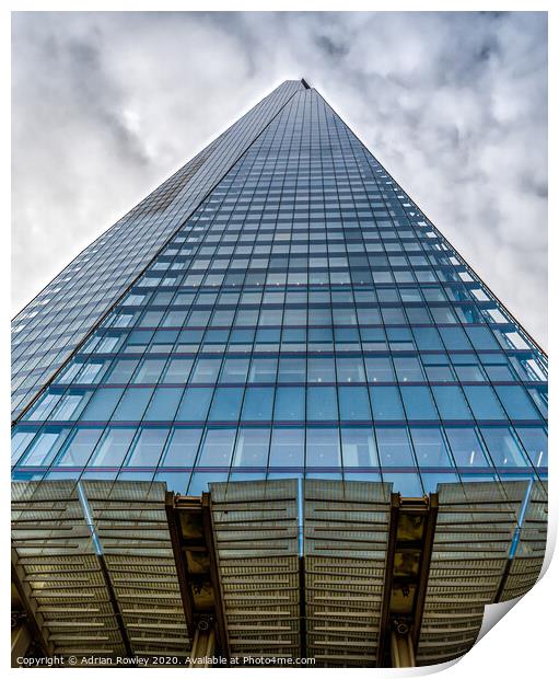 The Shard of London Print by Adrian Rowley