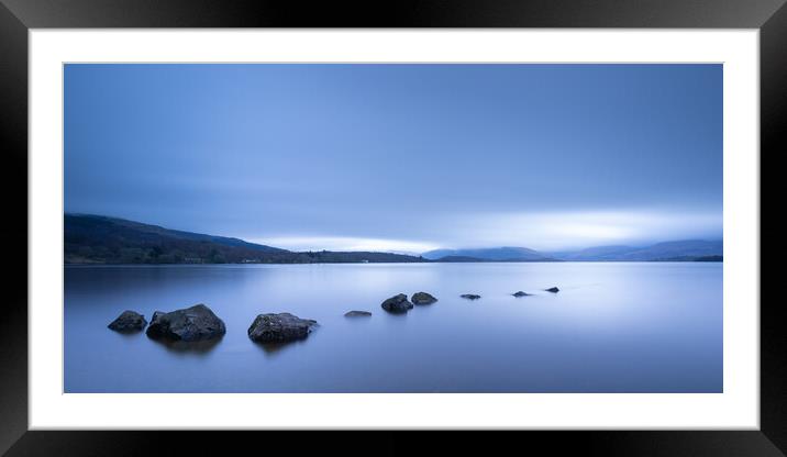 Blue Hour At Loch Lomond Framed Mounted Print by Phil Durkin DPAGB BPE4