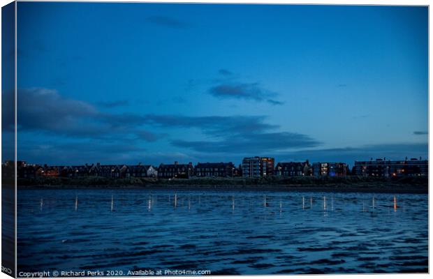 Lytham reflections Canvas Print by Richard Perks