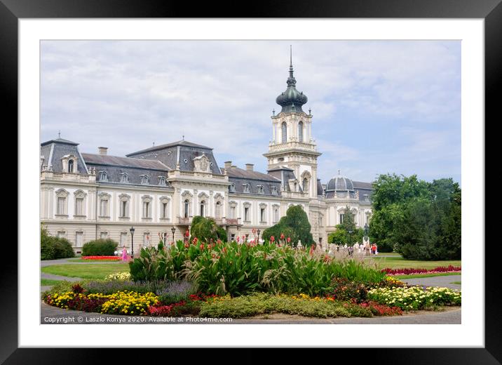 Festetics Palace - Keszthely Framed Mounted Print by Laszlo Konya
