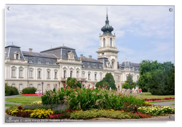 Festetics Palace - Keszthely Acrylic by Laszlo Konya