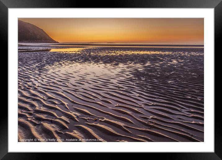 Conwy Morfa and Puffin Island Framed Mounted Print by Peter O'Reilly