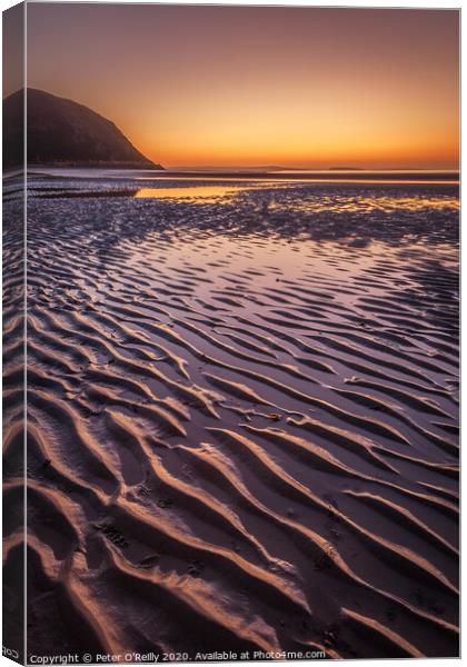 Conwy Morfa at Twilight Canvas Print by Peter O'Reilly