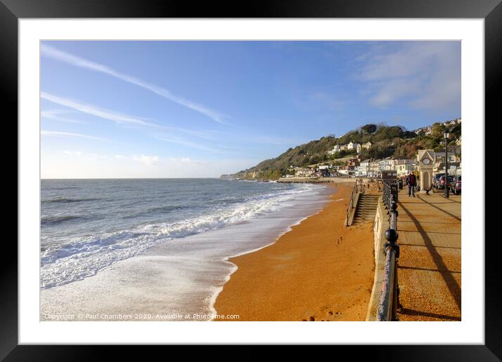 Ventnor Isle Of Wight Framed Mounted Print by Paul Chambers