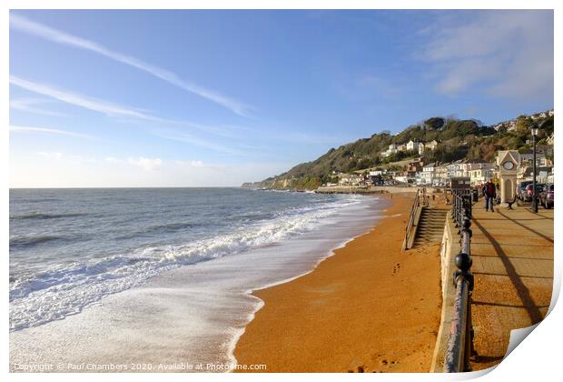 Ventnor Isle Of Wight Print by Paul Chambers