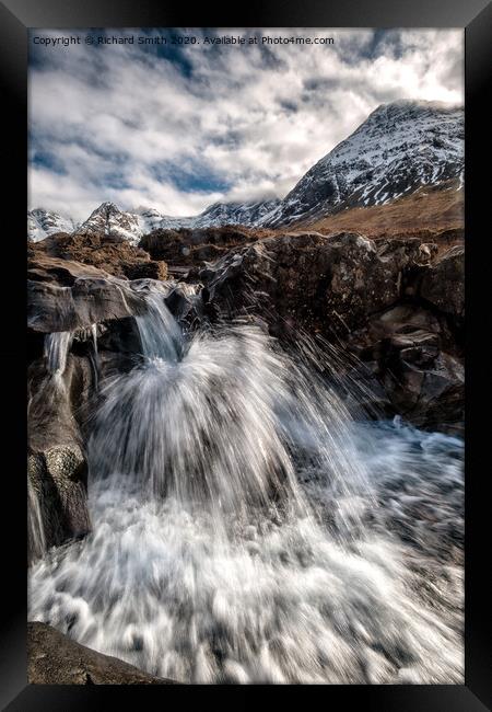 A favourite waterfall at the Fairy Pools. #3 Framed Print by Richard Smith