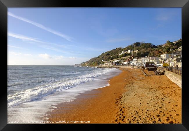 Ventnor Isle Of Wight Framed Print by Paul Chambers