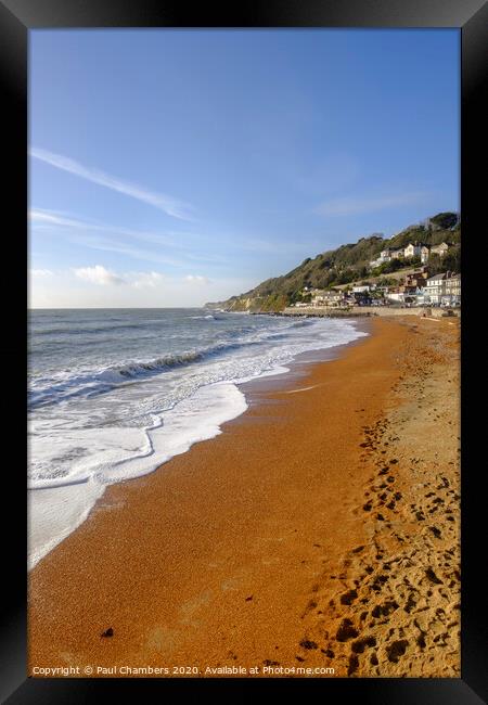 Ventnor Isle Of Wight Framed Print by Paul Chambers