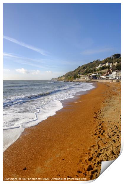 Ventnor Isle Of Wight Print by Paul Chambers