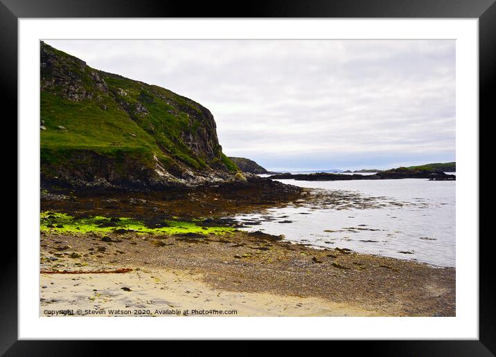 At Scourie Framed Mounted Print by Steven Watson