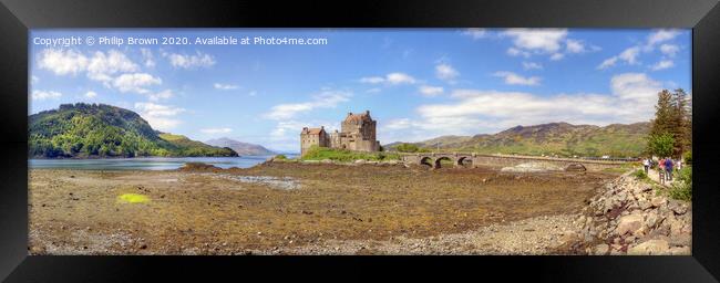 Eilean Donan Castle in Scotland Framed Print by Philip Brown