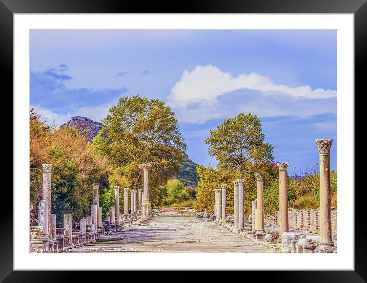 Ephesus  Framed Mounted Print by Ian Stone