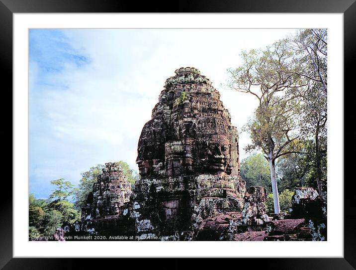 Angkor Wat, Cambodia Framed Mounted Print by Kevin Plunkett