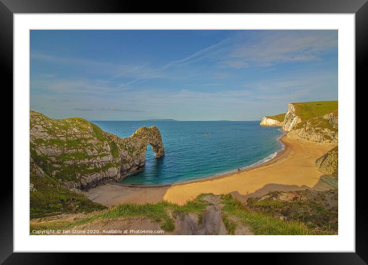 Majestic Durdle Door Framed Mounted Print by Ian Stone