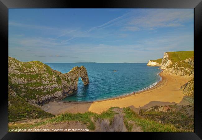 Majestic Durdle Door Framed Print by Ian Stone