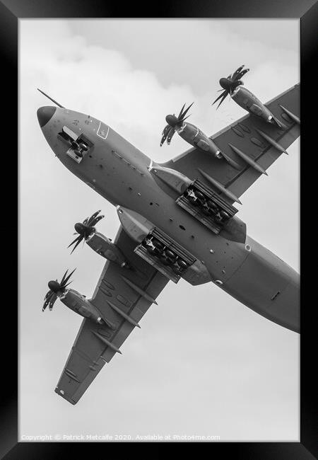 Airbus A400M Atlas in Action Framed Print by Patrick Metcalfe