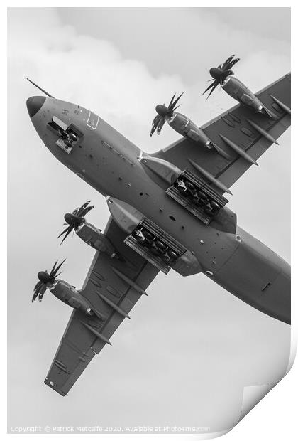 Airbus A400M Atlas in Action Print by Patrick Metcalfe