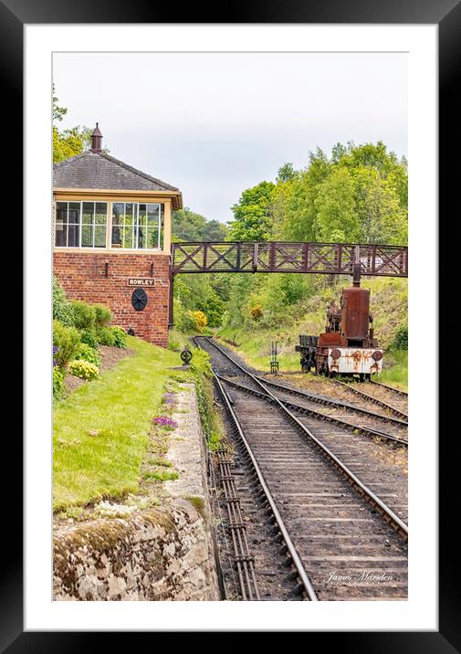 on the right Track Framed Mounted Print by James Marsden