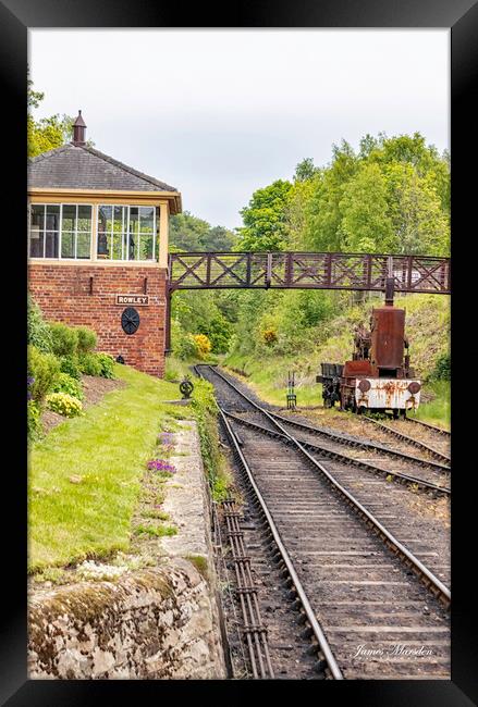 on the right Track Framed Print by James Marsden