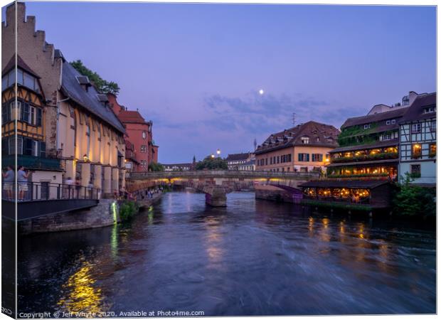 Petite France, Strasbourg Canvas Print by Jeff Whyte