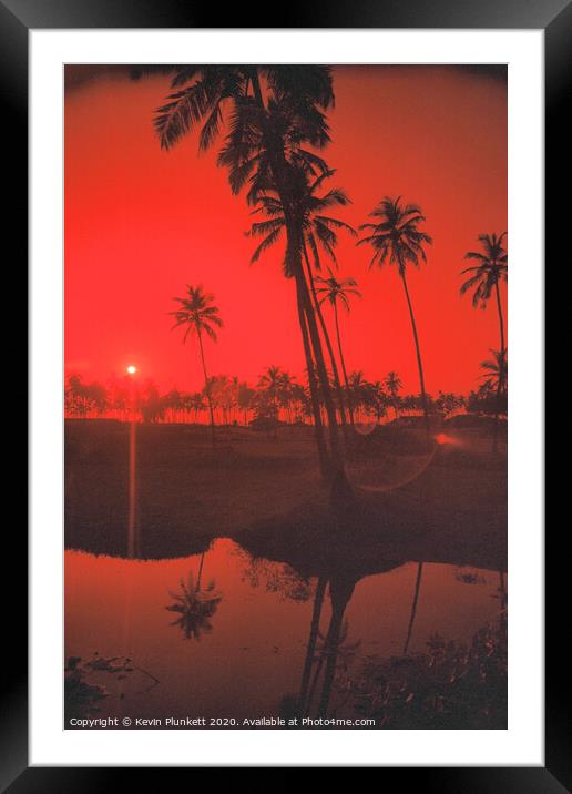 Colva Beach Goa, India Framed Mounted Print by Kevin Plunkett