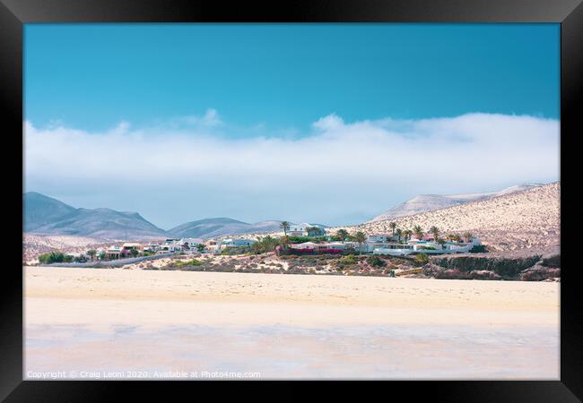 Fuerteventura Morro Jable Paradie Framed Print by Craig Leoni