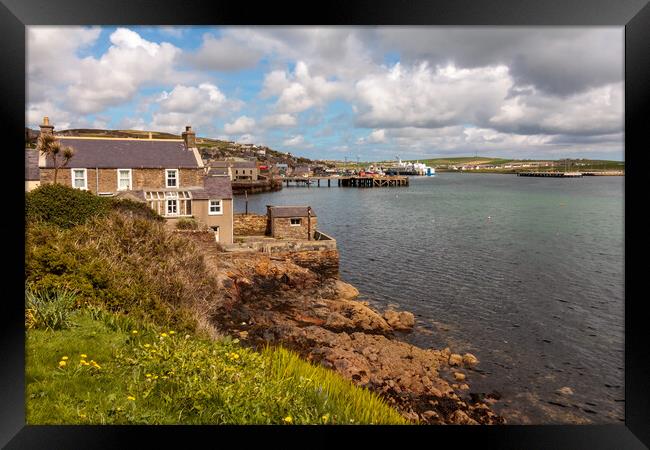 Ness Road, Stromness Framed Print by Wendy Williams CPAGB