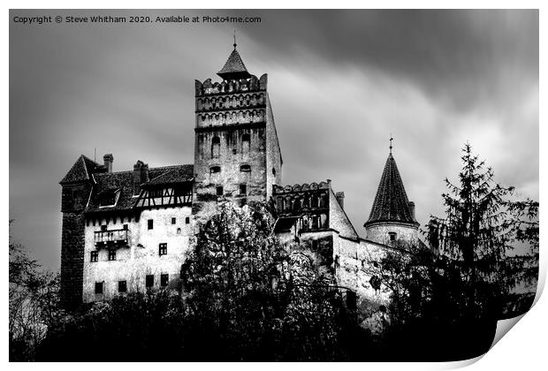 Dracula's castle. Print by Steve Whitham