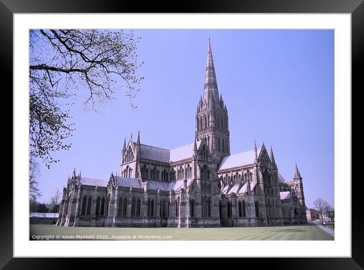 Salisbury Cathedral Framed Mounted Print by Kevin Plunkett