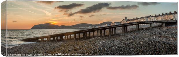 North Shore & Little Orme, Llandudno Canvas Print by Peter O'Reilly