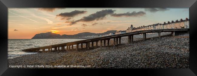 North Shore & Little Orme, Llandudno Framed Print by Peter O'Reilly