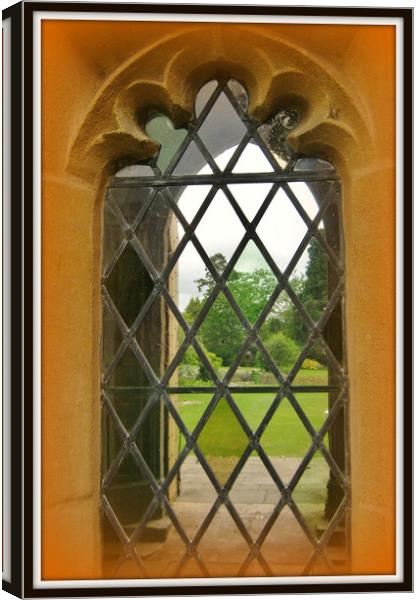 The Bishop's Window. Canvas Print by Heather Goodwin